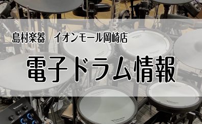 電子ドラムのことならイオンモール岡崎店へお任せください！