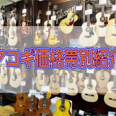 【アコギ探し】木材や形の違いを解説