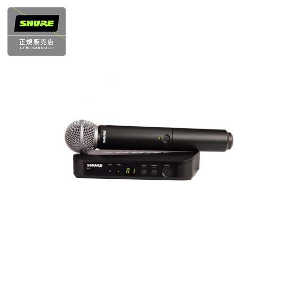BLX24/SM58<br />
ワイヤレスマイクセット(展示予定)