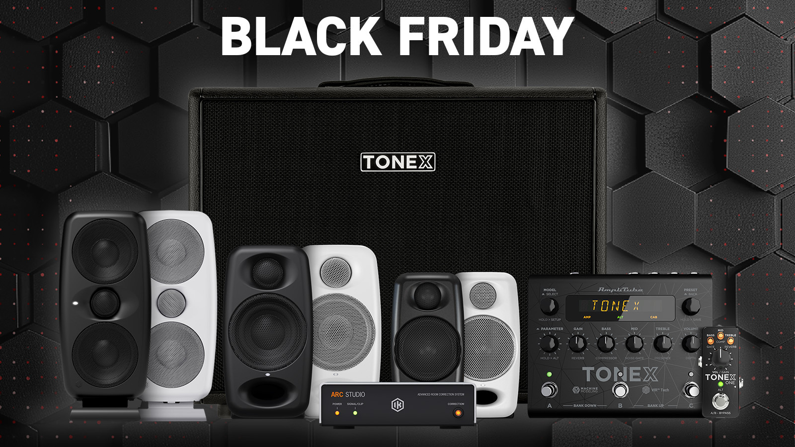 IK Multimedia人気のモニタースピーカーがブラックフライデー特別セール！