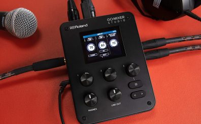 【予約受付中！】Roland「GO:MIXER STUDIO」発表！~高音質オーディオインターフェース~
