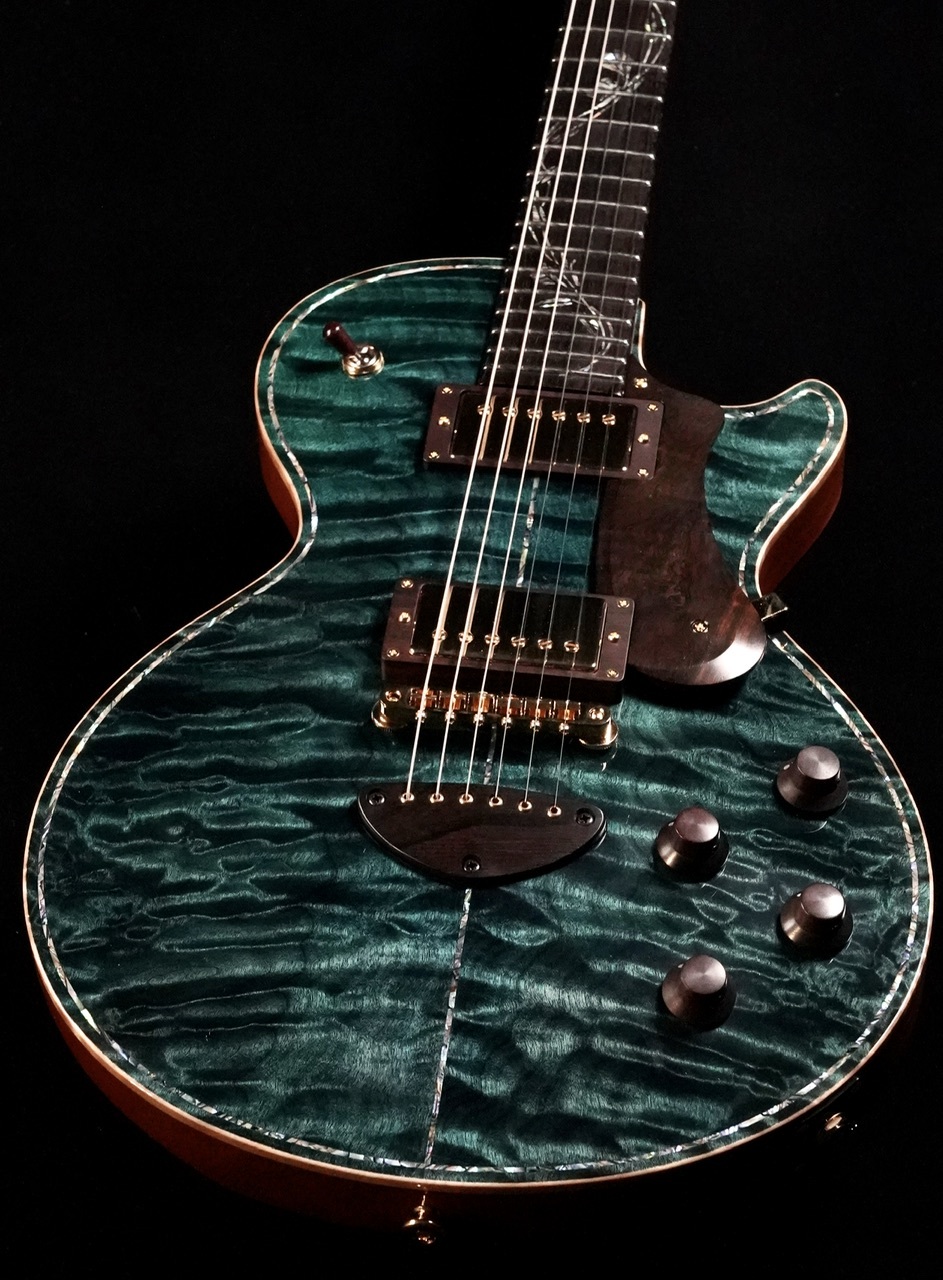 Bizen WorksGrain Jacaranda Neck,Premium Grade Quilted Maple Body Top&Back