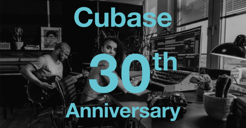 ※キャンペーンは終了しました。【Cubase生誕30周年！Cubase Pro通常版半額セール、数量限定販売！】