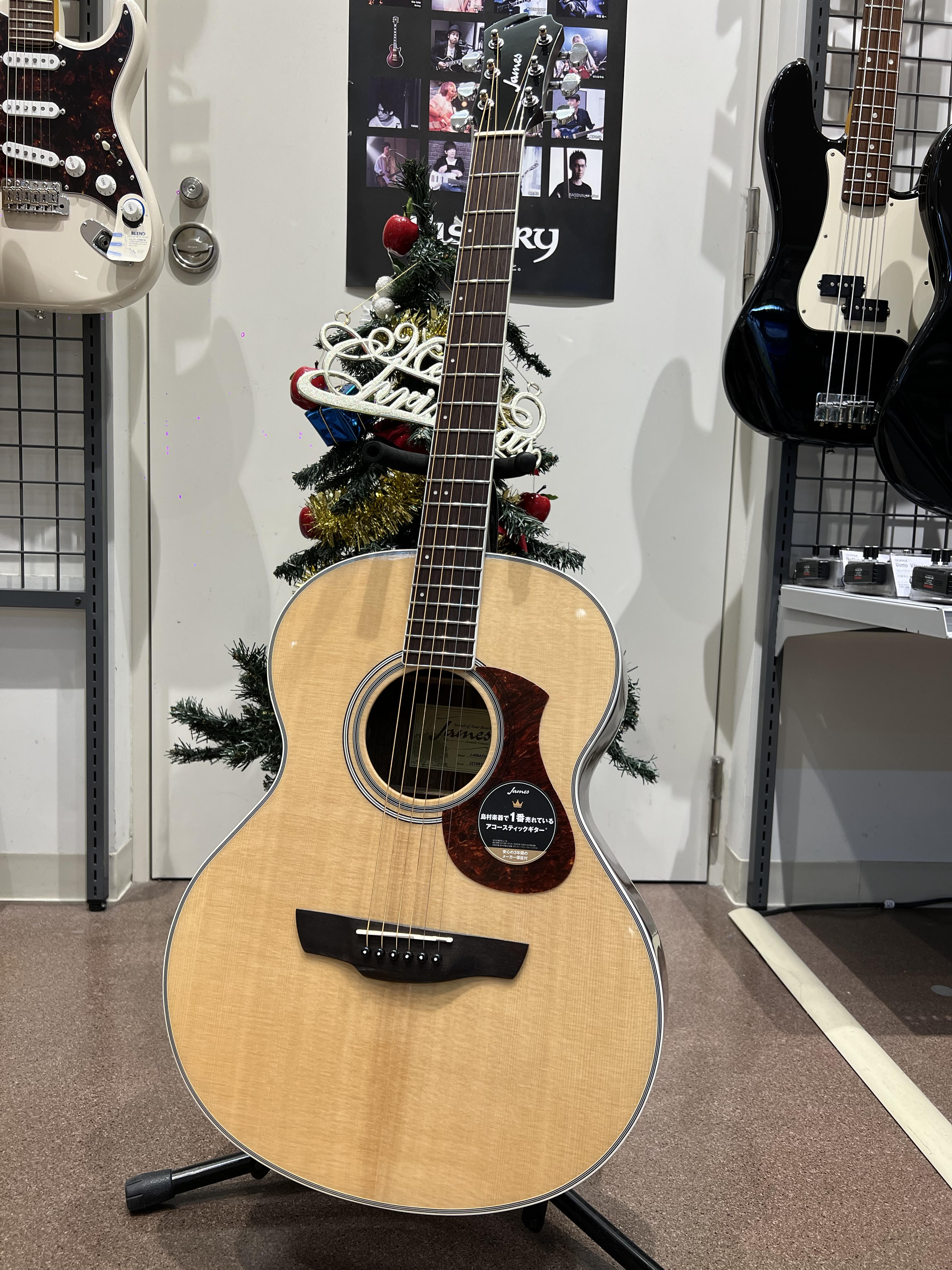 アコースティックギターJames　J-450A/Ova