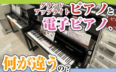 【ピアノ・電子ピアノ】そもそも何が違う？よく分かる解説・ピアノ編