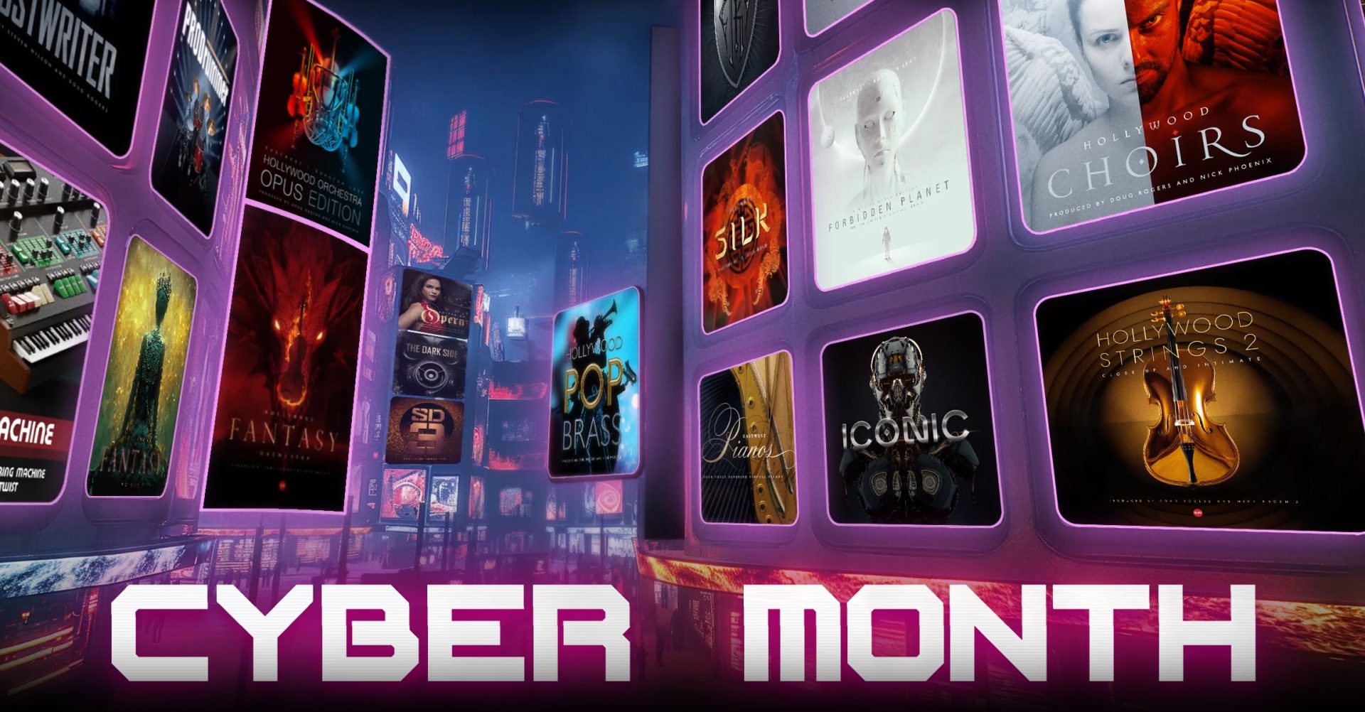 2024/11/3（日） 〜 2025/1/26（日）EASTWEST 音源が最大72％オフとなる「CYBER MONTH SALE」開催