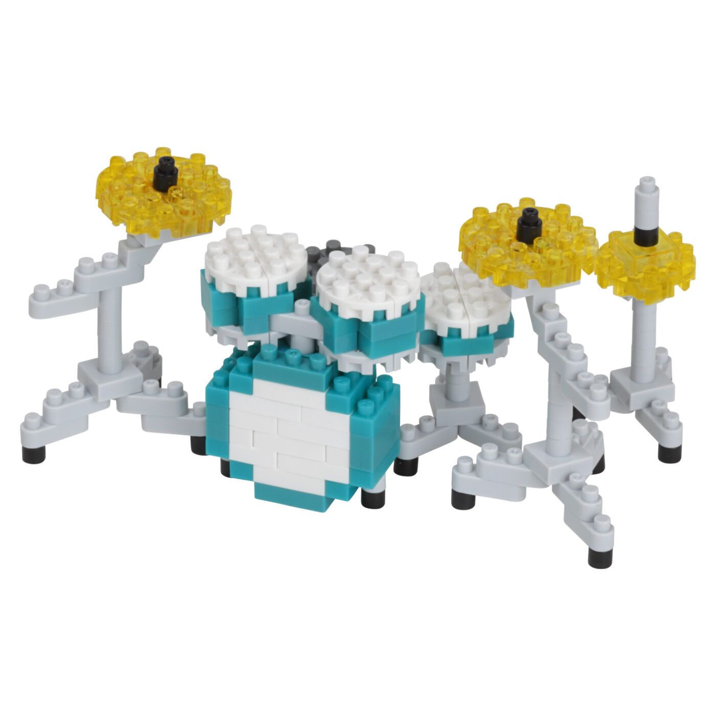 ナノブロック®ドラムセット グリーン