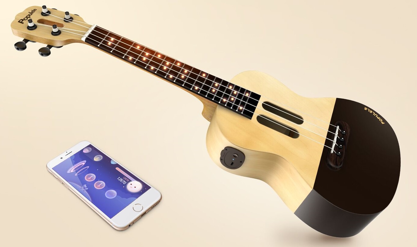 【ウクレレ】お子様から大人の方まで楽しめる！次世代型のスマートウクレレ「ポピュレレ」新入荷！
