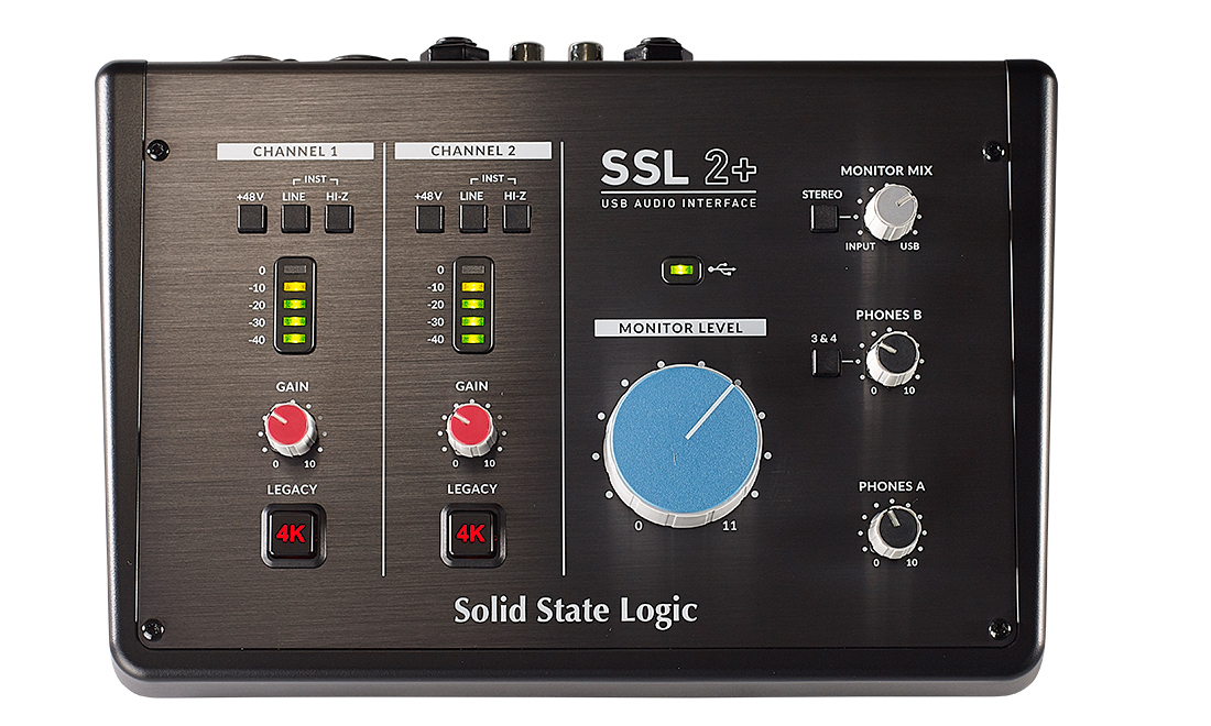 スタジオクオリティーのインターフェース！SSL 2 / SSL 2+