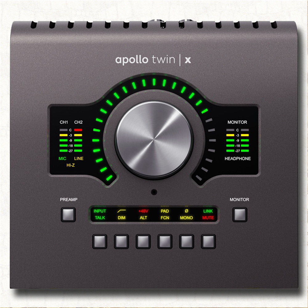 高音質！しかもプラグイン5種が付属したインターフェース！Apollo Twin X Duo Heritage Edition
