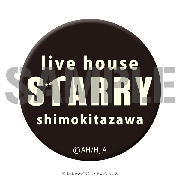 高発光缶バッジlive house STARRY shimokitazawa