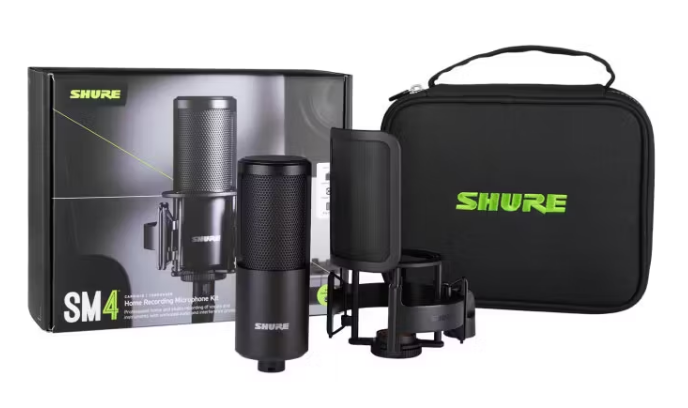 SHURESM4 Home Recording Microphone Kit