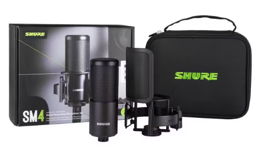 SHURE SM4 Home Recording Microphone Kit