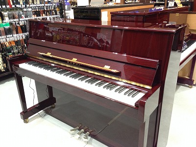 消音ユニット(KHP-2500S)付き 中古アップライトピアノK-114SU