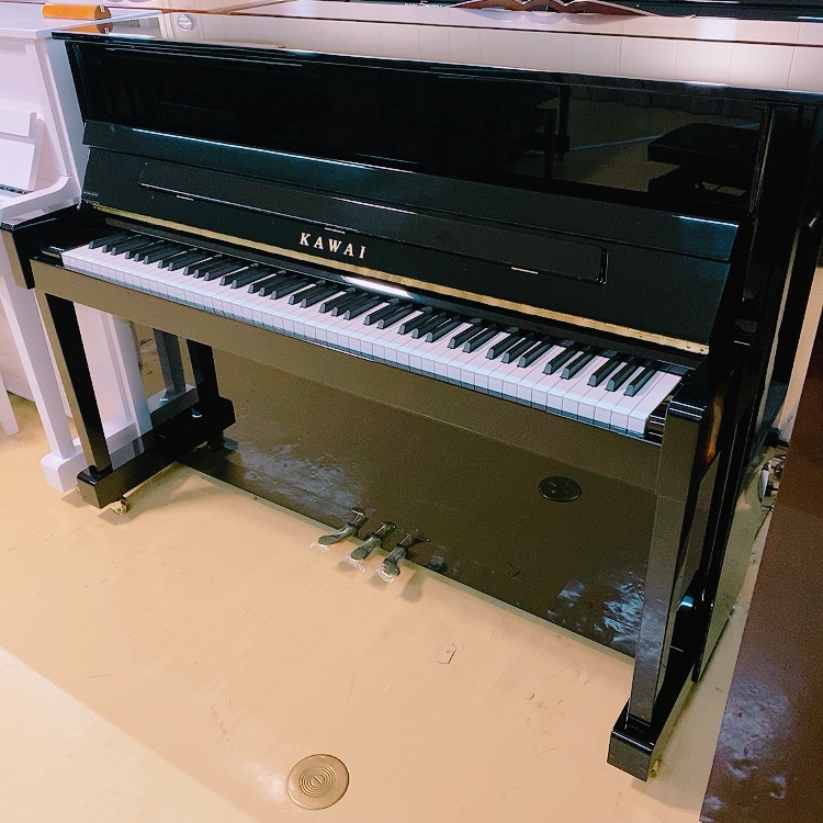 KAWAI K-114SX BP黒艶モデル新発売！WH白艶、K114SN MHマホガニー3台