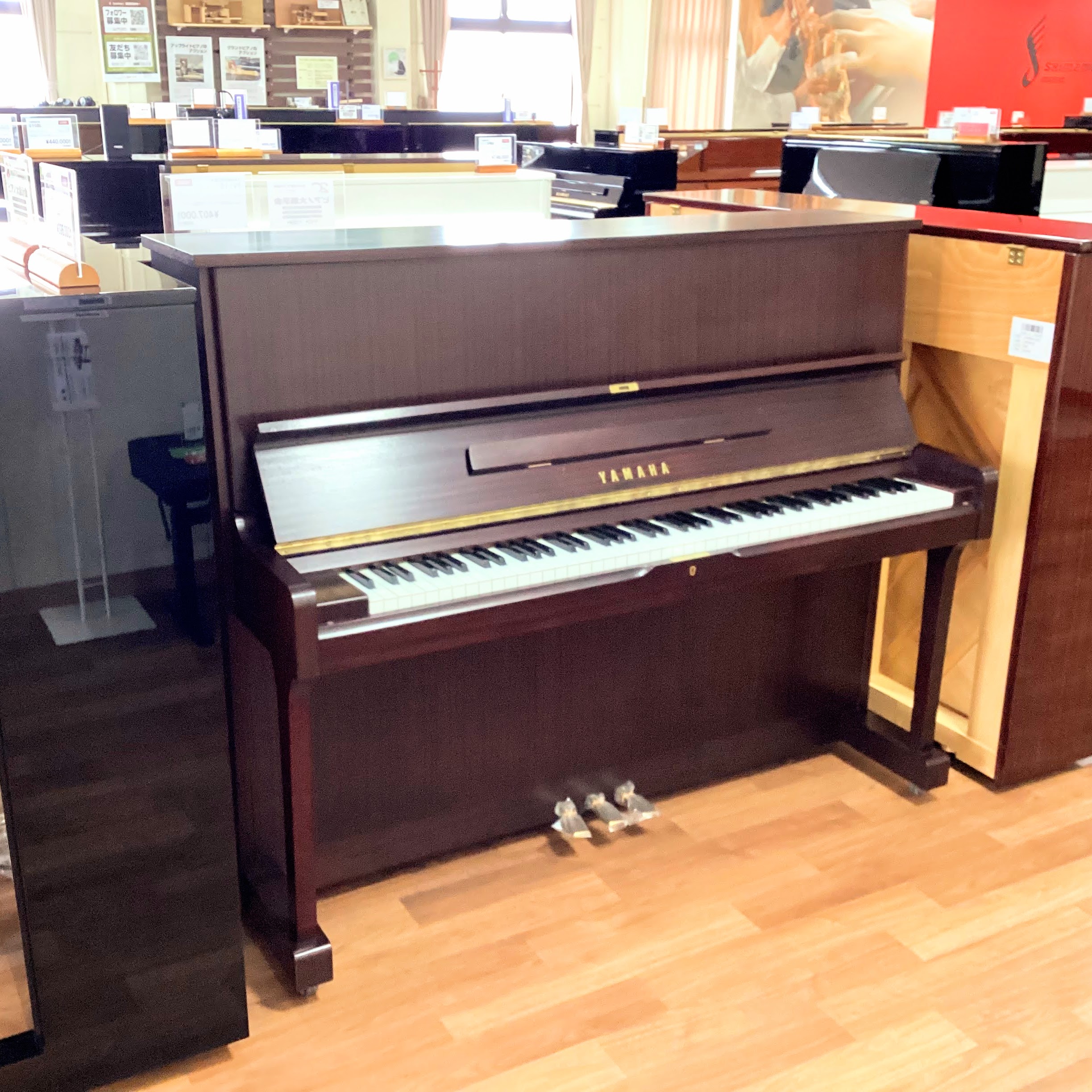 中古アップライトピアノヤマハ W120BS