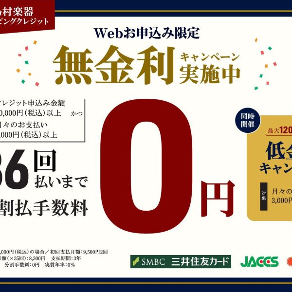 とってもお勧め！今なら金利がかからない分割クレジットご利用いただけます！！<br />
分割払手数料は島村楽器が負担！憧れのピアノを手に入れるチャンスです。