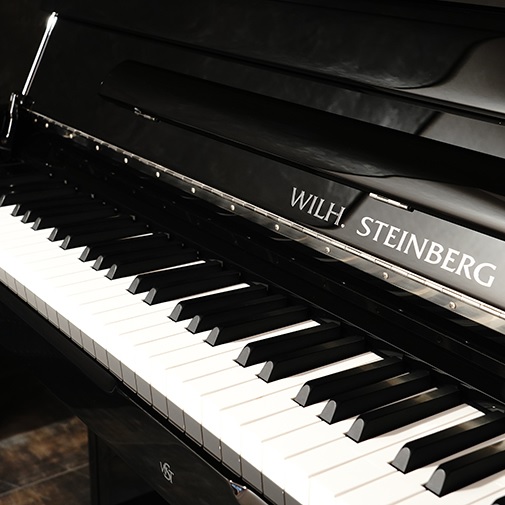 W.STEINBERG／スタインベルグ<br />
<br />
1877年ドイツ・アイゼンベルグにて創業。洗練された都会的なデザインとドイツ製の響板から生み出される繊細な響きが、弾き手の心をつかみます。