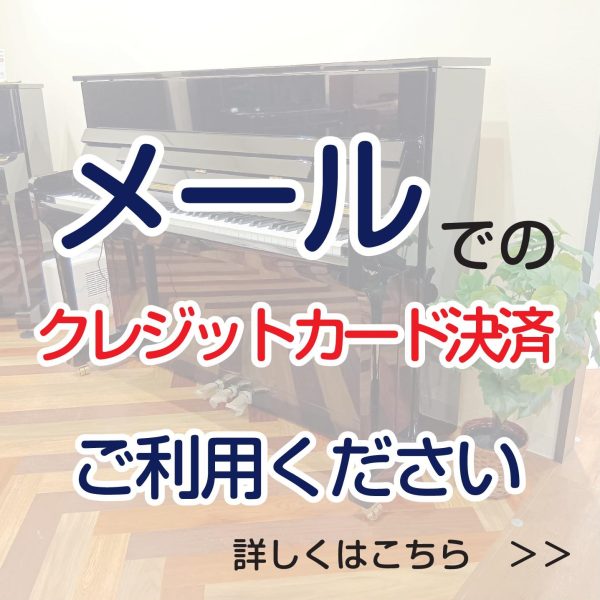ショールームに直接ご来店いただかなくてもクレジットカード支払にて購入することができます。お気軽にお申し付けください。