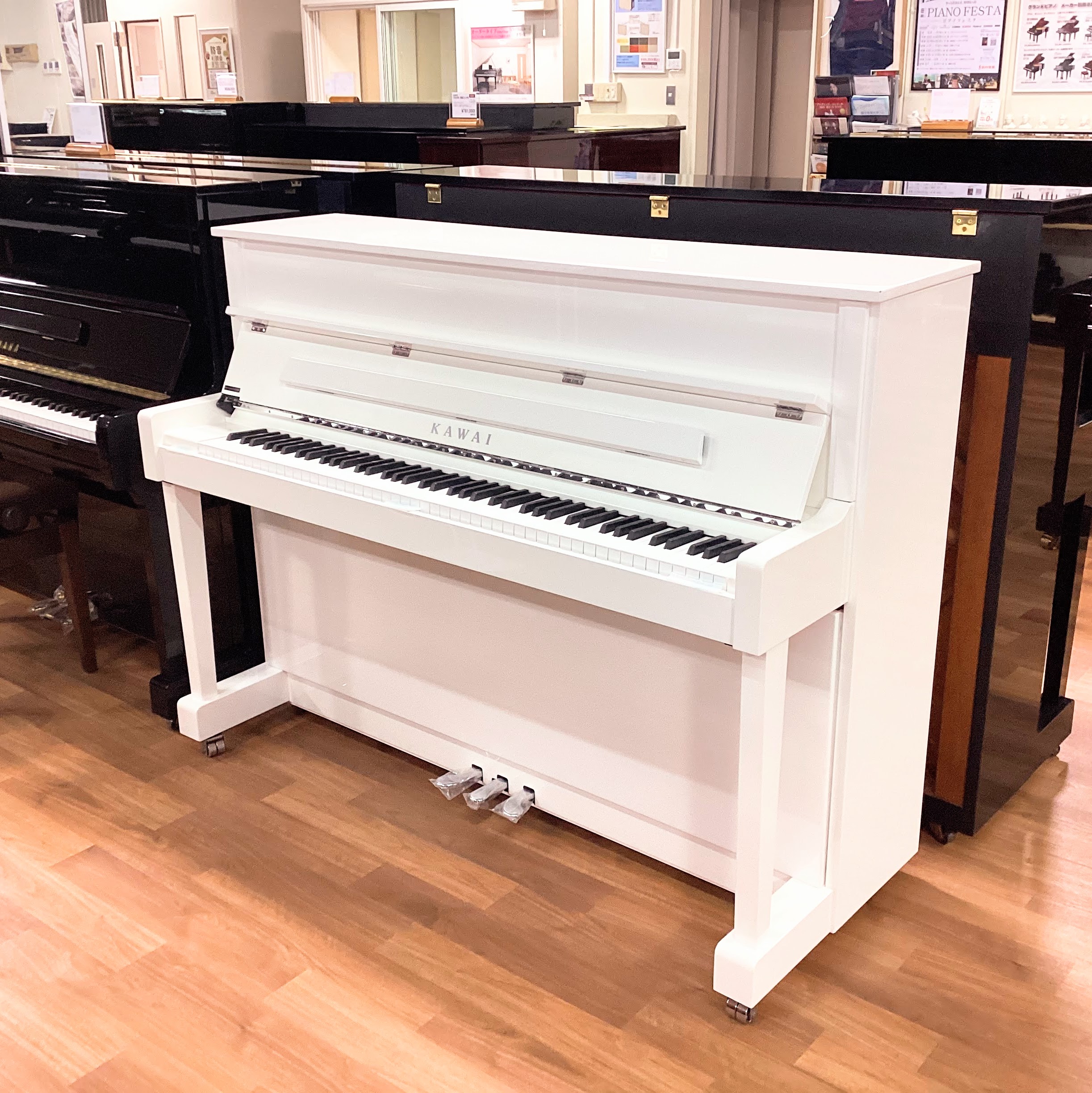 新品アップライトピアノカワイ K114SX