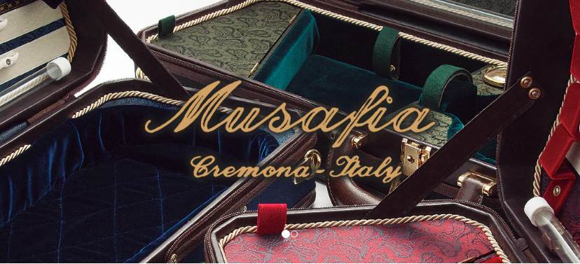 【中世の香り漂うバイオリンケースはいかがですか♪】Musafia ラグジュアリーモデル・ウルトラライト