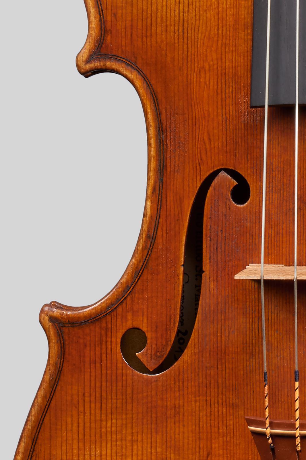 Maurizio Tadioli, Italy – Cremona, 2020, Model; Antonio Stradivari 1715　ヴァイオリン　マウリツィオ・タディオリ