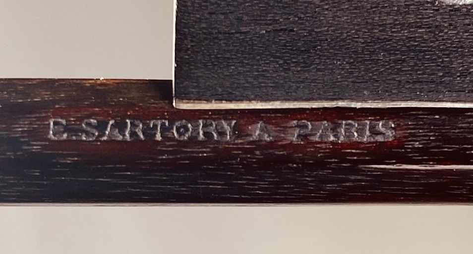 Eugene Sartory, France – Paris, 1910　ヴァイオリン弓　ウジェーヌ・サルトリー　フランス