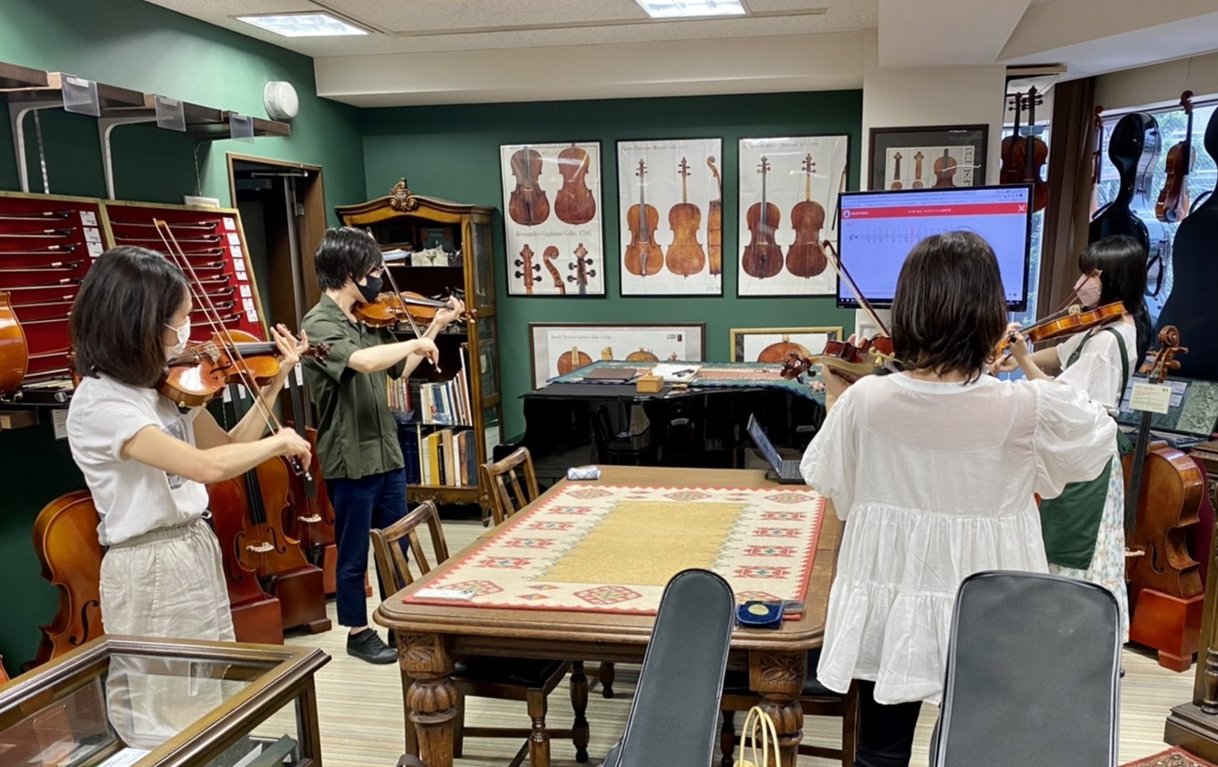 こんにちは！シマムラストリングス秋葉原の原田です。]]やっと梅雨が明けて、今日は快晴ですね！皆さま熱中症対策は万全でしょうか？]]水分補給を忘れず夏を楽しみたいですね!]] さて、昨日は[!!「葉加瀬アカデミー同好会」第3クール第2回!!]の開催日でした！[https://www.shimablo. […]