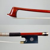 ＜Viola Bow＞ Pierre Guillaume, Belgium – Bruxelles, 2023, Gold “Sakura Sapphire”　ヴィオラ弓　ピエール・ギオーム　金黒檀　桜サファイア