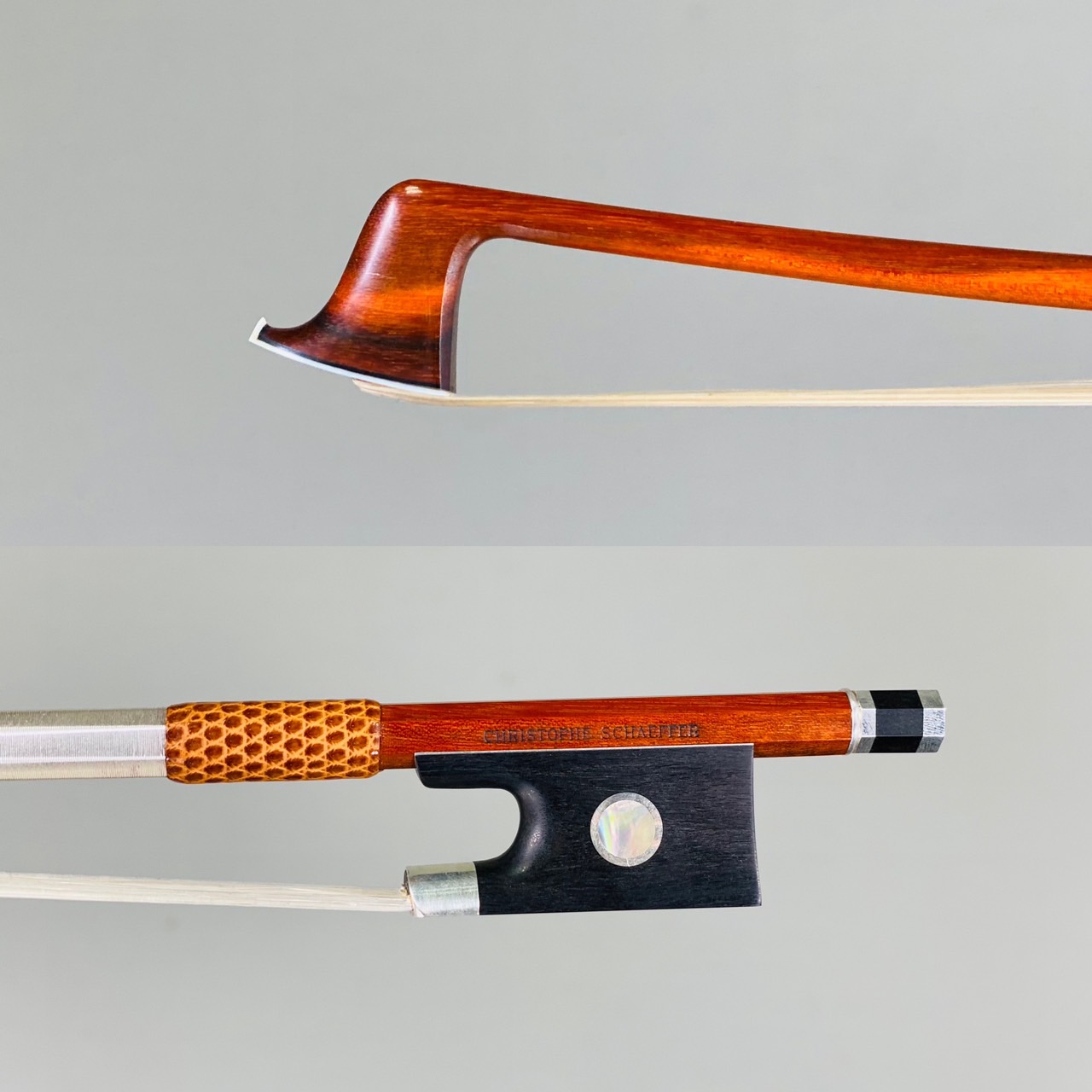 Christophe Schaeffer Christophe Schaeffer（クリストフ・シェーファー）は1958年生まれ。Bernard Ouchard（ベルナール・ウーシャ）に弓製作を学び、20世紀最高の弓職人と称されるEugene Sartory（ユージン・サルトリー）の子孫からその道具 […]