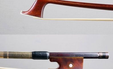 ＜Violoncello Bow＞ Arnaud Suard, France – Paris, 90’s, Model; Gold & Tortoiseshell　アルノー・シュアール　金鼈甲