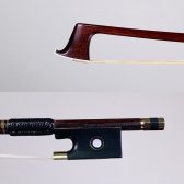 C.Hans-Karl Schmidt, Germany – Dresden, 1900 – 2000　ヴィオラ弓　C．ハンス＝カール・シュミット　金黒檀