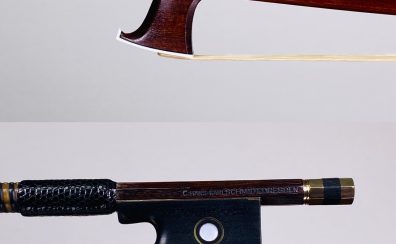 C.Hans-Karl Schmidt, Germany – Dresden, 1900 – 2000　ヴィオラ弓　C．ハンス＝カール・シュミット　金黒檀
