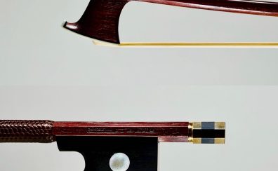 ＜Viola Bow＞ Pierre Guillaume, Belgium – Bruxelles, 2018, Gold 　ヴィオラ弓　ピエール・ギオーム　金黒檀