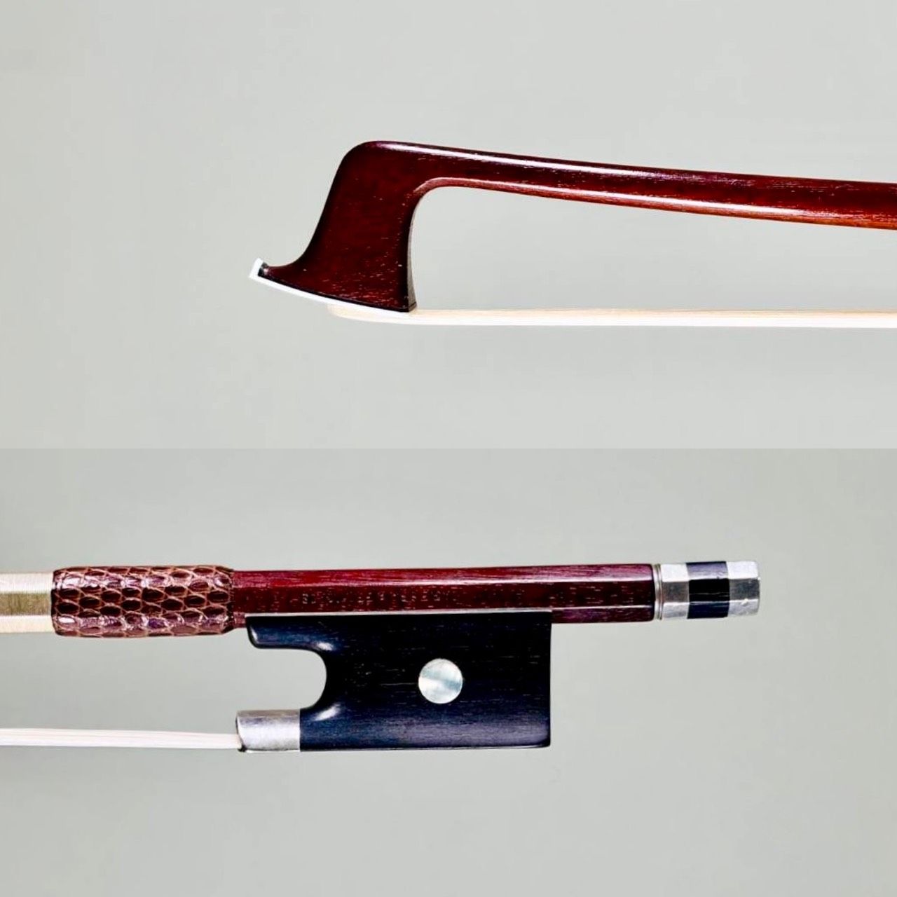 Claude Auguste Thomassin クロード・オーギュスト・トマッサン（1865年生-1942年没）は、19世紀から20世紀へと移り変わる「ベル・エポック」時代のパリにおいて、最も洗練された弓を生み出した巨匠の一人です。 彼は名門Gand & Bernardelの工房でおよそ15年にわ [&hellip;]