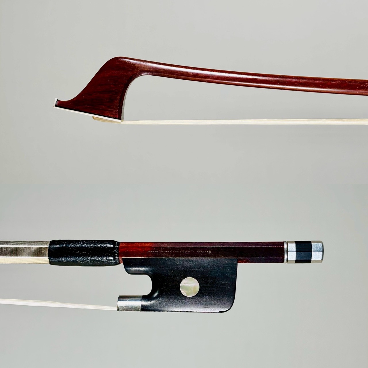 Christophe Schaeffer Christophe Schaeffer（クリストフ・シェーファー）は1958年生まれ。Bernard Ouchard（ベルナール・ウーシャ）に弓製作を学び、20世紀最高の弓職人と称されるEugene Sartory（ユージン・サルトリー）の子孫からその道具 [&hellip;]