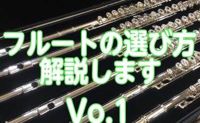 フルートの選び方解説します！Vo.1 素材編