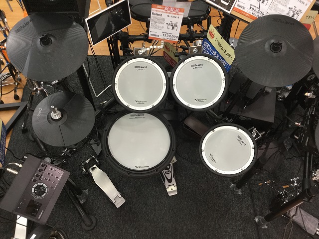 島村楽器　利府　TD-17KV-S　ローランド　電子ドラム　V-DRUM