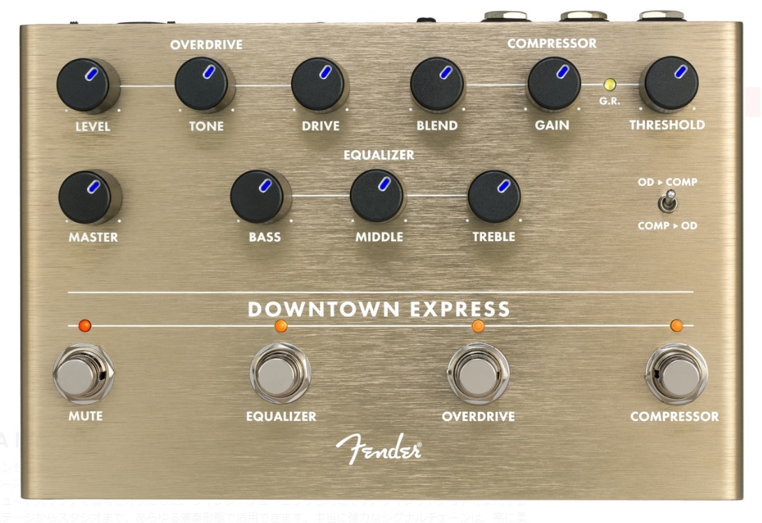 【入荷情報】Fender ベース用マルチエフェクター Downtown Express Bass Multi Effect入荷しました！