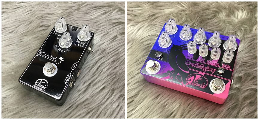 【エフェクター】ベーシスト必見！Vivie 「Owl Mighty	」と「CLIONE」が久々の入荷！