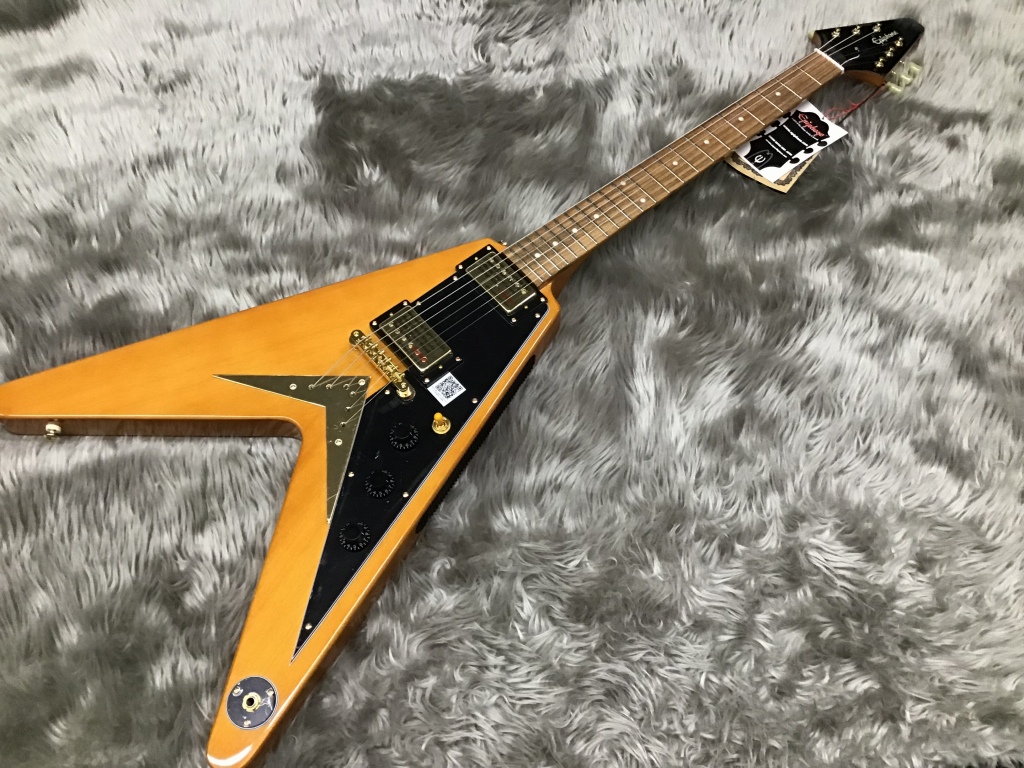 エレキギター】復活!Epiphone Limited Edition Korina Flying-V 入荷