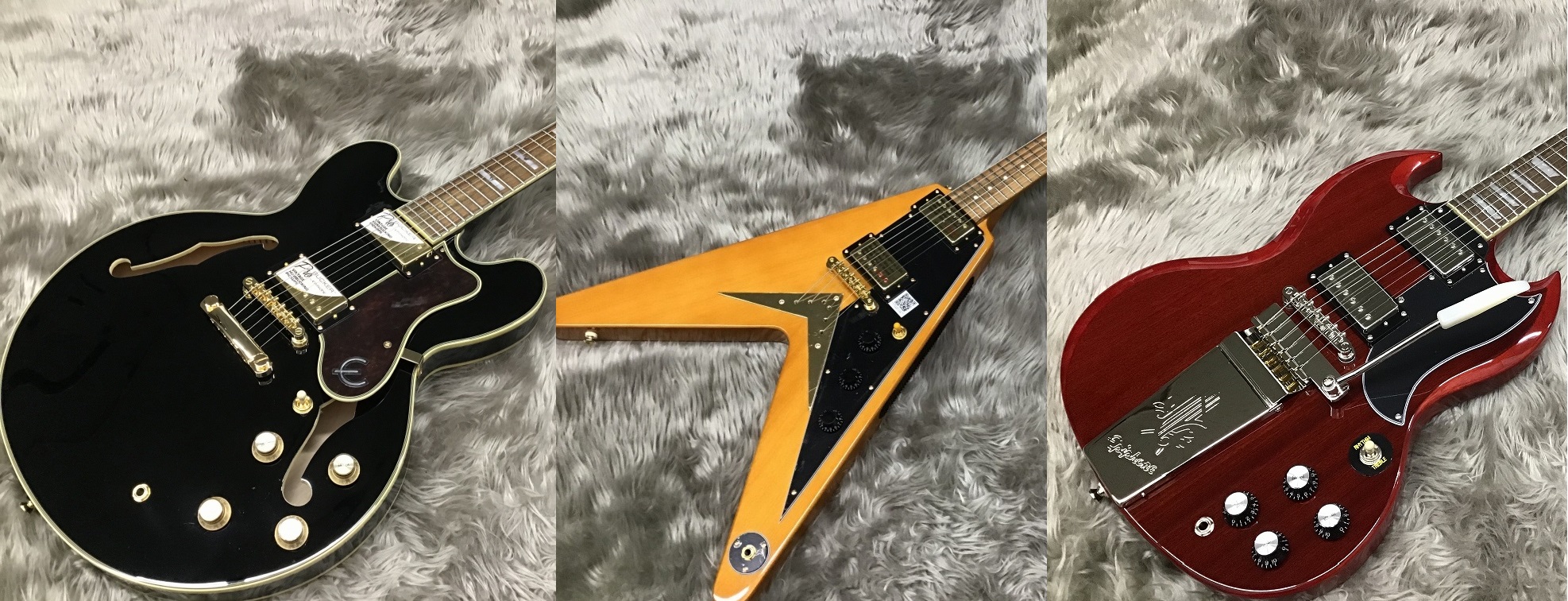 Epiphone CASINOVS エレキギターセミアコギター 正しい R03F0346