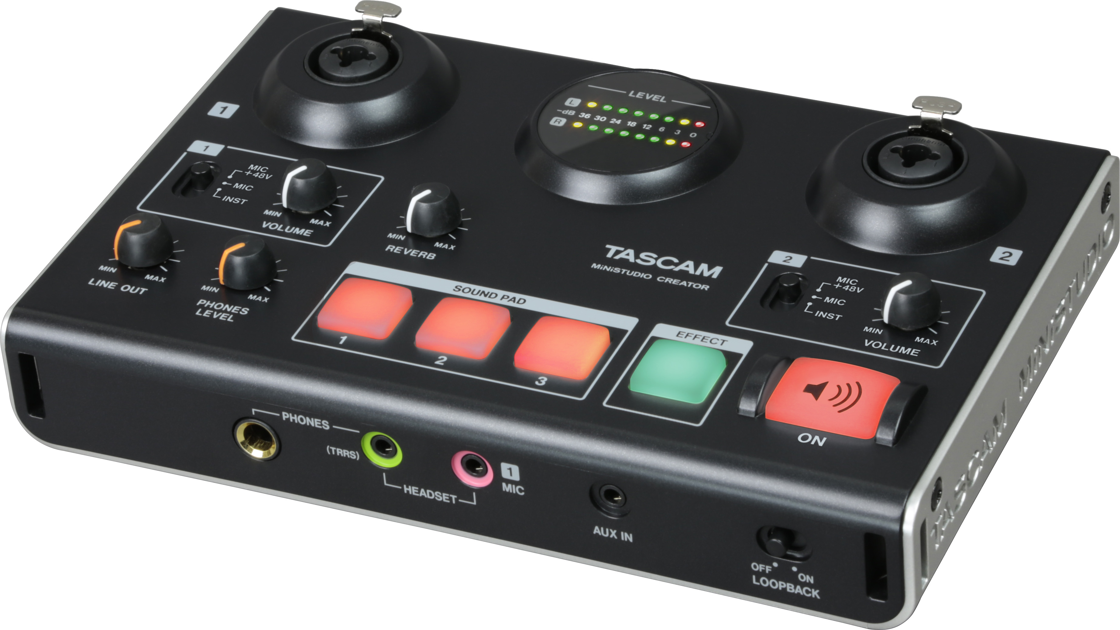 ***商品情報 |*メーカー|TASCAM(タスカム)| |*型名|US-42B| |*販売価格|[!￥14,652(税込)!]| **配信に特化したオーディオインターフェイス トークやボーカルの音量をすぐに調整できるボリューム、歌ってみたや演奏してみた配信に欠かせないリバーブを素早く調整できるツマ […]