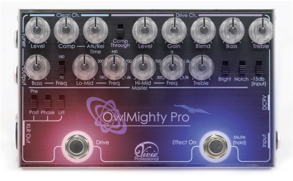 |*メーカー|*型名|*販売価格| |Vivie|OwlMightyPro|[!￥49,280(税込)!]| *Master Section Treble,Hi-Mid,Low-Mid,Bassの4バンドEQを新設計。]]Hi-Mid,Low-Midは可変域を広くとったFreqツマミにより帯域を調整 […]