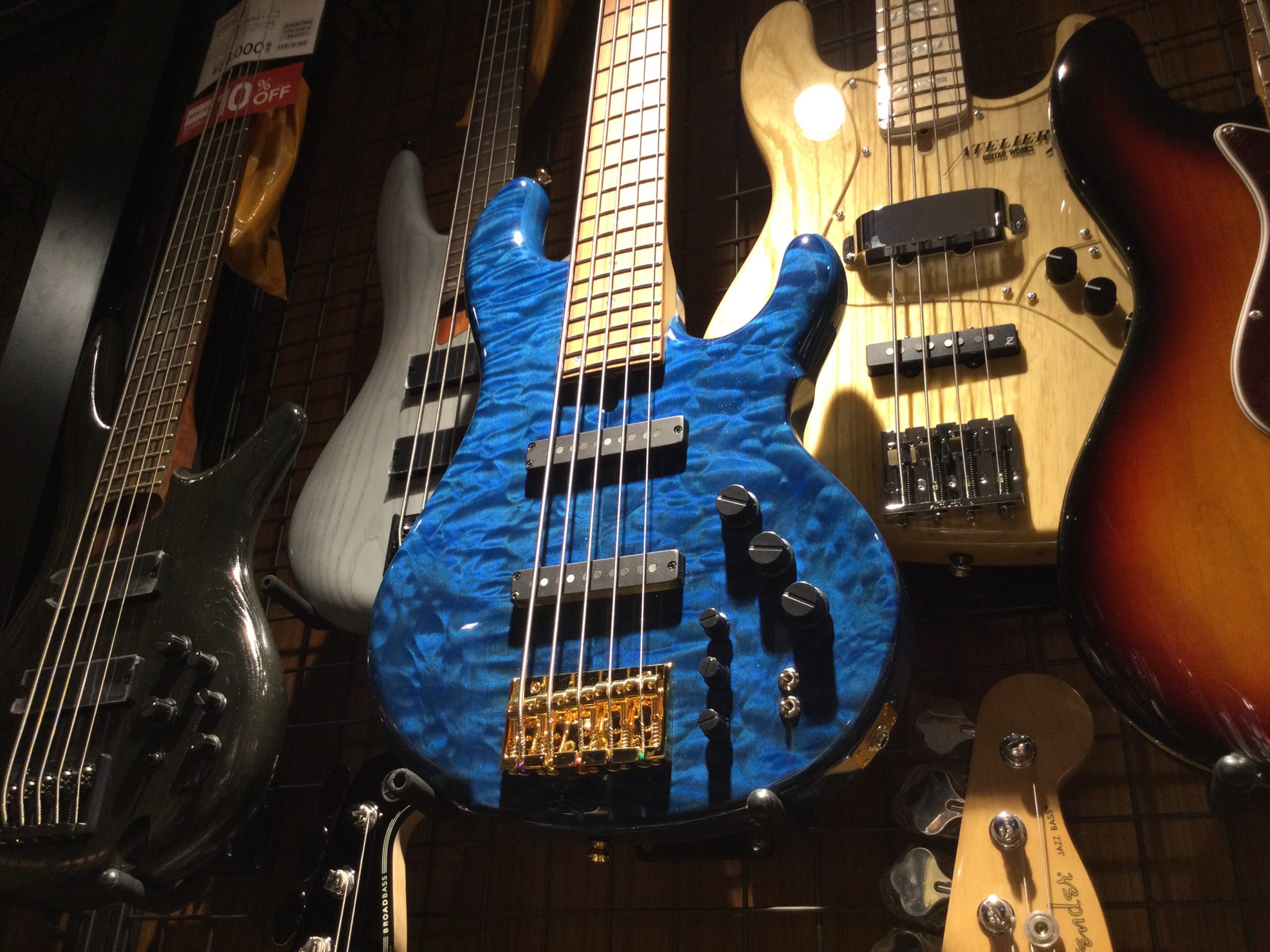 【エレキベース】利府店限定オーダー品！DragonFly「CS-5/345 CUSTOM QUILTED MAPLE/L.ASH」