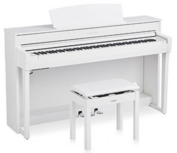 YAMAHA/SCLP-7450(WH/DA)<br />
￥242,000(税込)<br />
【限定3台遮音マットプレゼント】<br />
クラビノーバ 島村楽器×YAMAHAコラボレーションモデル<br />
木製鍵盤にスピーカーは4つ搭載で、レッスンを始めた方にもおすすめ。<br />
日本語表記の操作パネルは、使いやすいポイントです！