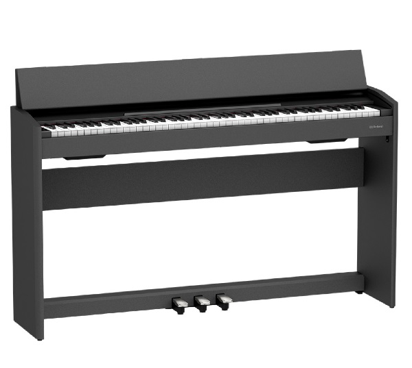 Roland F107<br />
通常価格￥95,700(税込)<br />
【限定3台初売り価格！】<br />
奥行約30cmでコンパクト＆スタイリッシュな電子ピアノです。<br />
