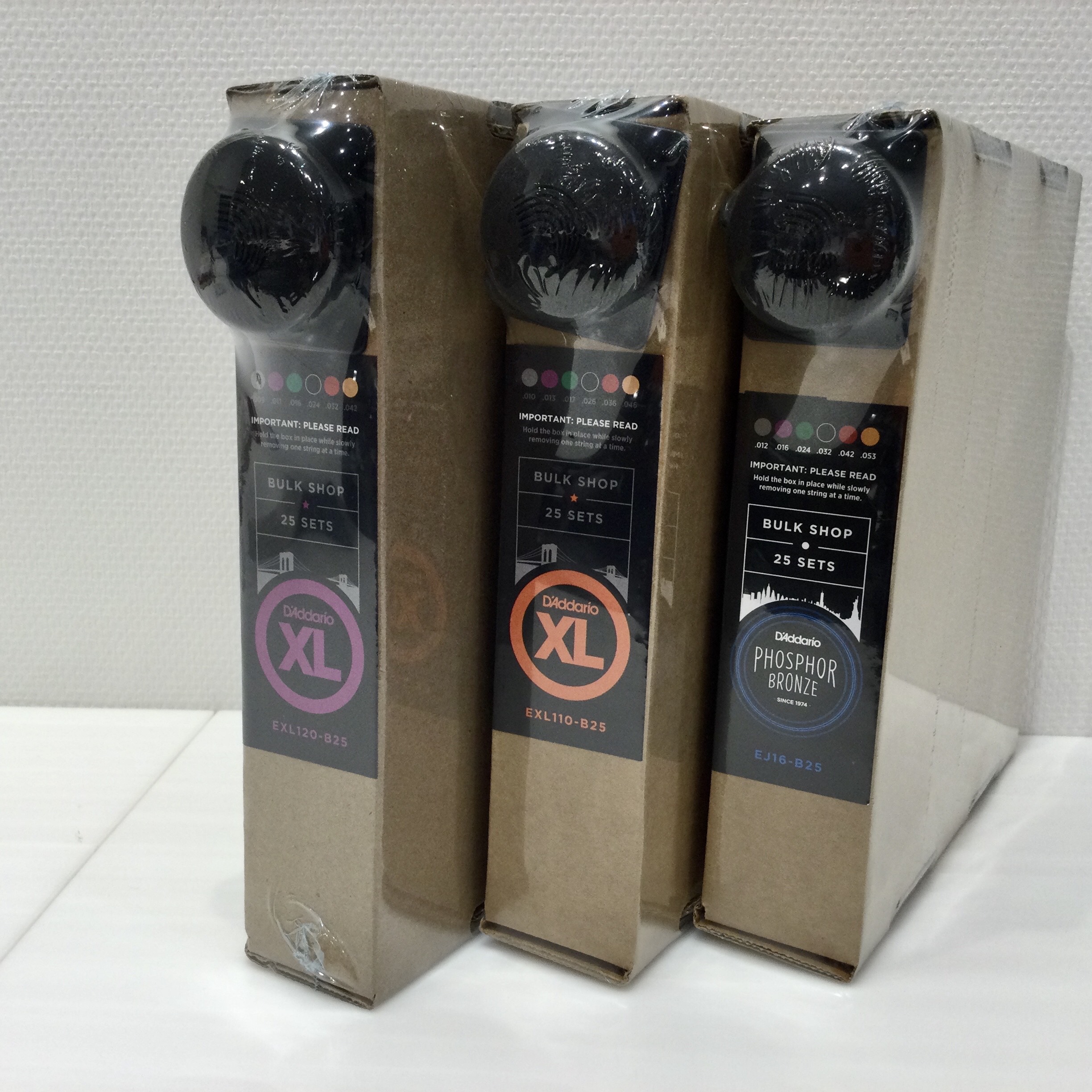 ギター弦お買い得!ダダリオ弦25セットパック!!