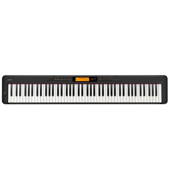 コンパクトでも本格的。 グランドピアノのようなハンマーアクション鍵盤と700種類の音色を持つ88鍵盤電子ピアノ。<br />
曲に合わせて音色を変えたり、自動伴奏で簡単に豪華な演奏も楽しめます！