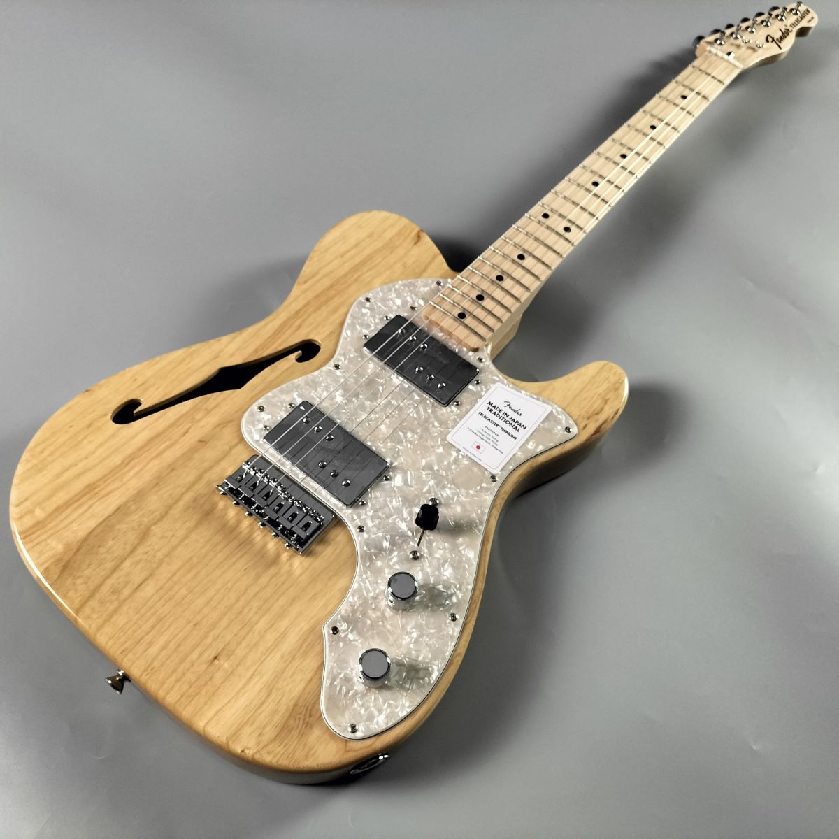 FenderMade in Japan Traditional 70s Telecaster Thinline Maple Fingerboard Natural